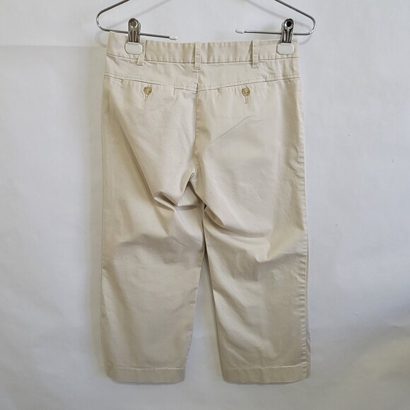 Old Navy Just Below the waist stretch khaki capris size 2 - Picture 3 of 10